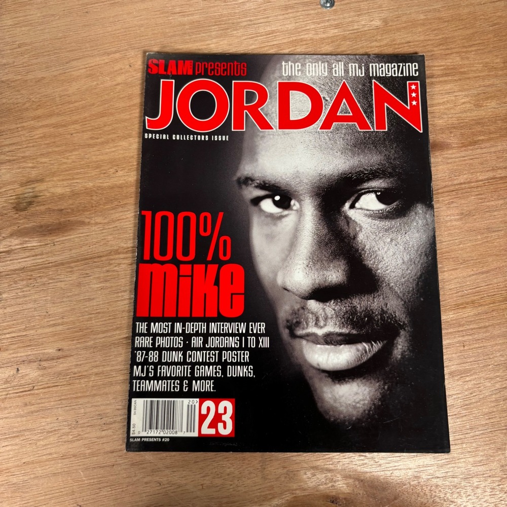 SLAM Presents Jordan Special Collectors Issue 100% Mike Magazine Michael Jordan